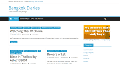 Desktop Screenshot of bangkokdiaries.com